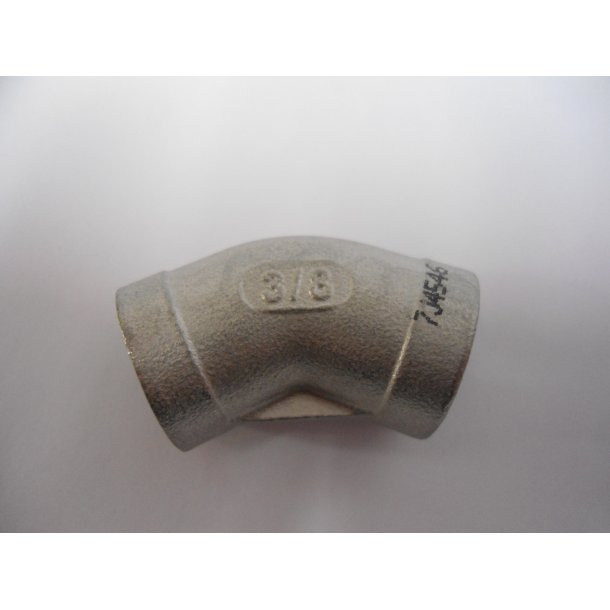 Vinkel 3/8" 45� RF,