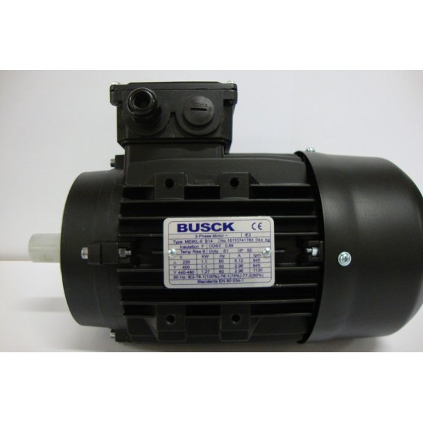 El-motor 1,1kw  90-6 B14 400V, FL 90 B14 900 o/min