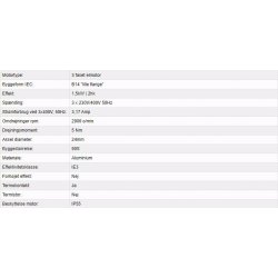 El-motor 1,5kw  90-2 B14 400V, FL 90 B14 2800 o/min