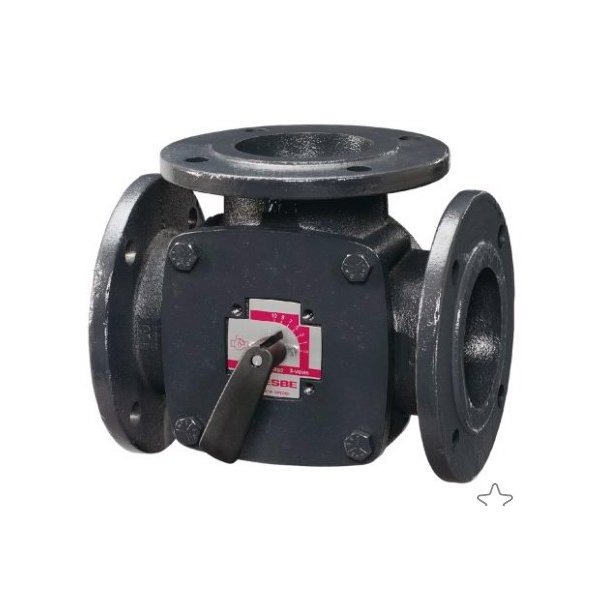 3-Vejs ventil DN65/2 1/2" Kvs. 90, Bruger Motor 125016