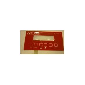Folie 6 knapper, r�d, For ver. 4 op til PCT300
