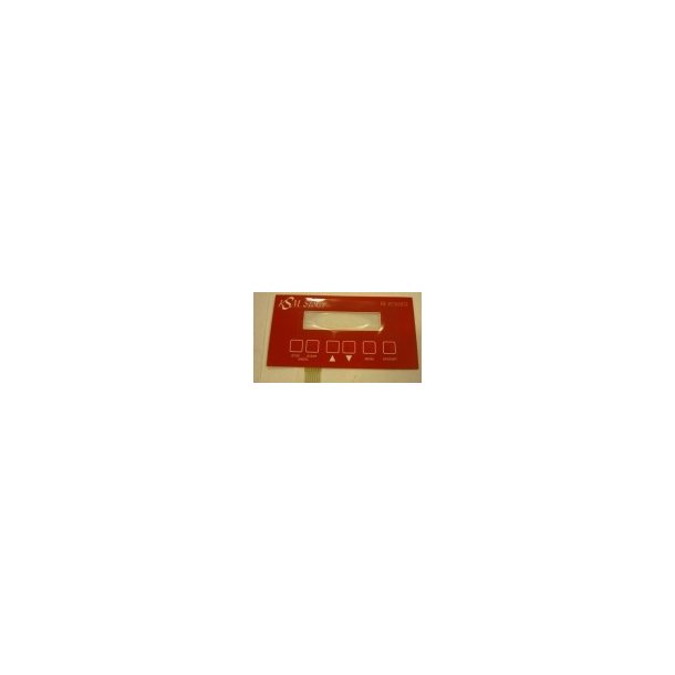 Folie 6 knapper, r�d, For ver. 4 op til PCT300