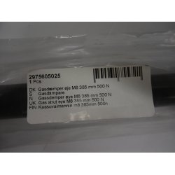 Gascylinder 500N 385mm , Tuxedo 350 l. og Flissilo 1m� silo