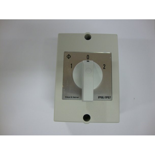 Vendeomskifter, IP 67, 20A