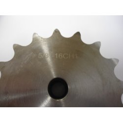 K�dehjul m/nav 16 tds: t. 5/8" k�de, For 325 og 500 liter silo