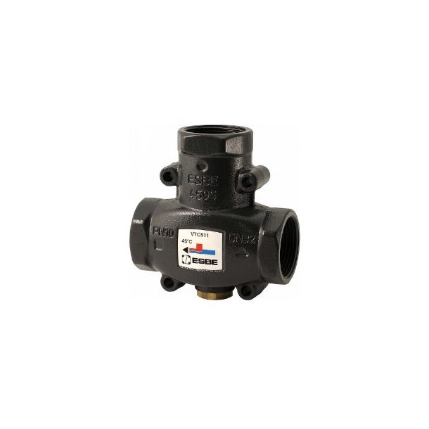 3-vejs 1�" shuntventil 60gr., 95-125kW