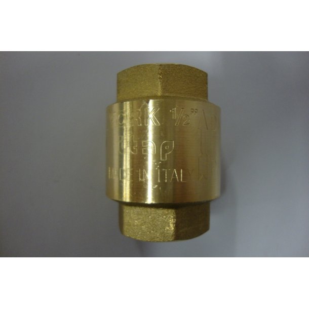 Kontraventil 1/2" messing,