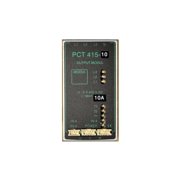 PCT415 Motorstarter 3 x 1 fas max. 10A, 3 x 230v