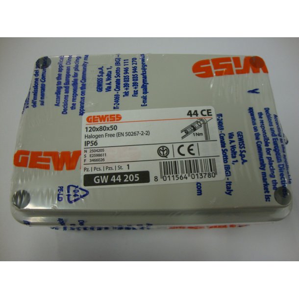 GW 44205 Monteringskasse , 120 x 80 x 50