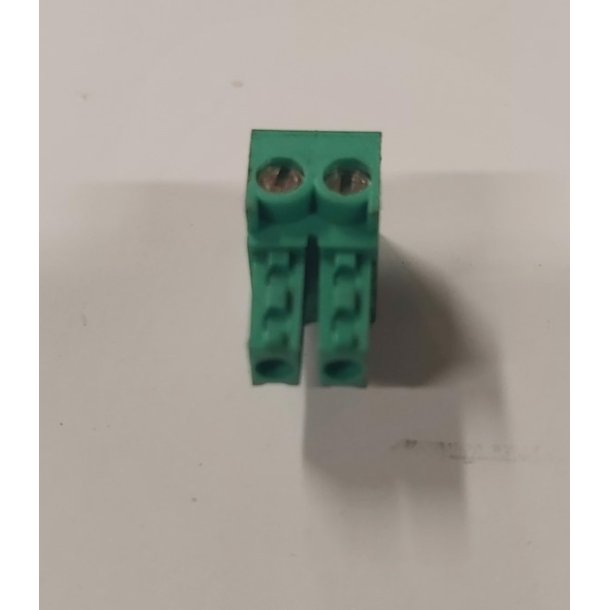 Stik 2 pol hun CTF 0200 T, For PCT277 med lille stik