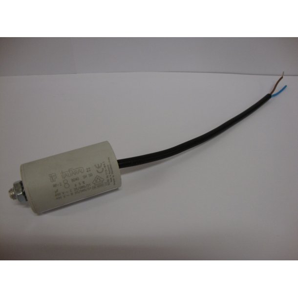Kondensator 8 �F for 180 bl�ser,