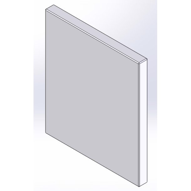 Fiber for flammeskjold 145-360XL, 535x610x50 mm