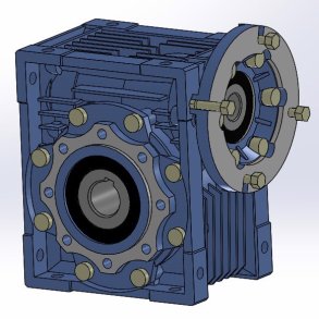 Gear NMRV63  60:1 FL 80B14,