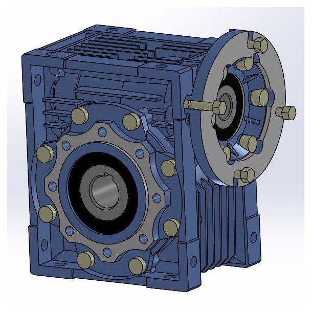 Gear NMRV63  60:1 FL 80B14,