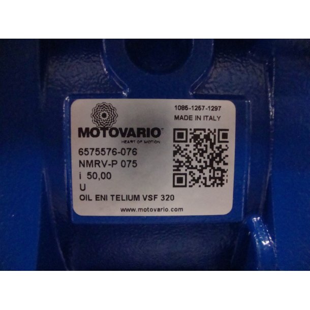 Gear NMRV75/PC80  240:1 FL 80B5, med intregeret mellemgear