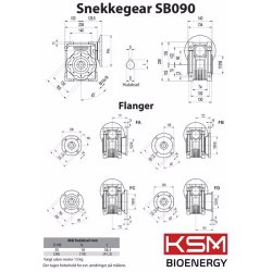Gear DMRV90 30:1 FL 90B14,