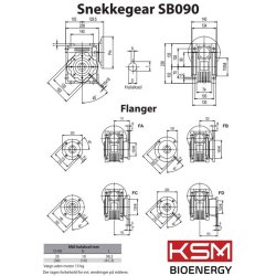 Gear DMRV90 50:1 FL 90B14,