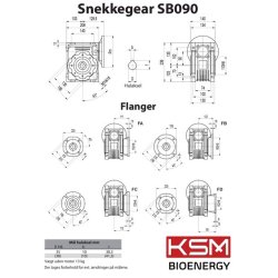 Gear DMRV90 60:1 FL 90B14,