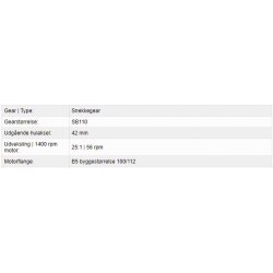 Gear NMRV110 25:1 FL 100B5,