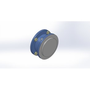 Flange & Aksel for 063/130 Sammenbygning,