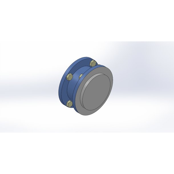 Flange & Aksel for 063/130 Sammenbygning,