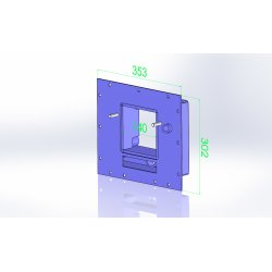 Luftkasse for 175 F-auto + FX, 353x302 mm
