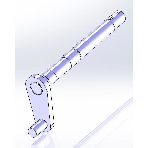 XXL Drivaksel for R�gr�rsrenser spiral, XXL kedler, Slave u. split