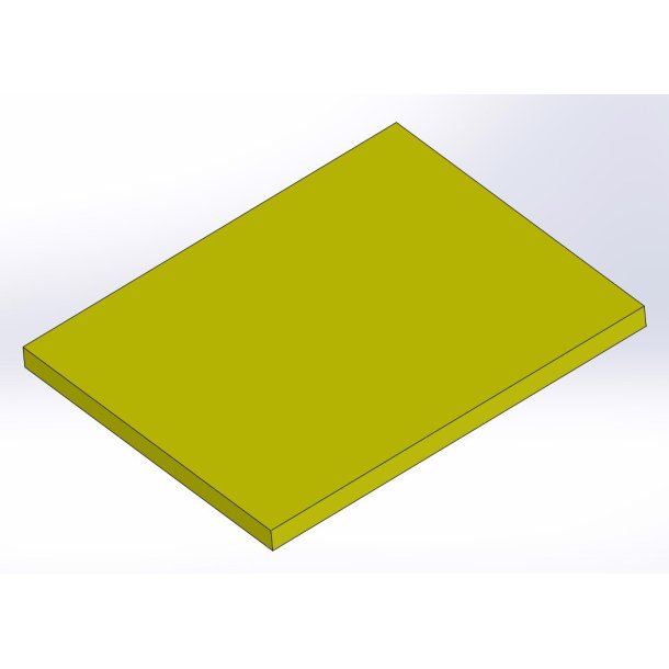 TUX 30 VIP1100 plade for br�nder, 362 x 290 x 20mm