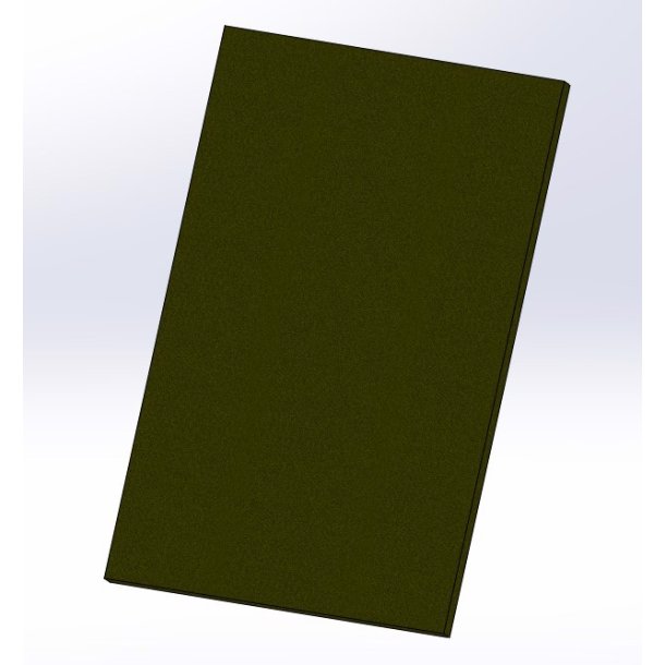 TUX 100-125 VIP1100 plade for br�nder, 602 x 386 x 20mm