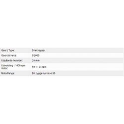 Gear KM1103 60:1 FL 90B5,