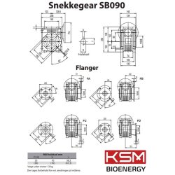 Gear KM1103 60:1 FL 90B5,