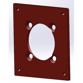 Flange for 063 NMRV gear, for 100 x100 sneglr�r