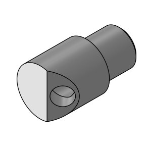 Luftdyse top for 13kW , �20 x 35mm
