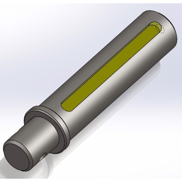 Aksel for pillesnegl p� 090 gear, Bruges til F-Auto med pilleindsats