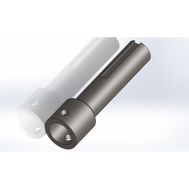 Aksel for 90 gear / �35 aksel, For snegle med boltsamlinger
