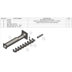 Indsatsr�r m/snegl 175-375 Auto,
