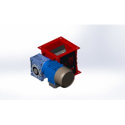 Cellesluse type Q-16, 16 x 16cm, 0,37kw 1400 o/min 100:1