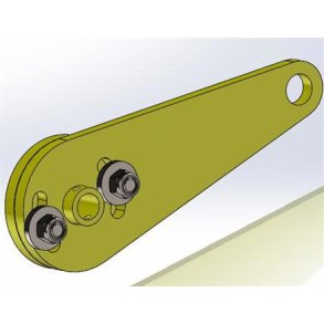 P-Line Justerbar rensearm, Erstatter orginal arm