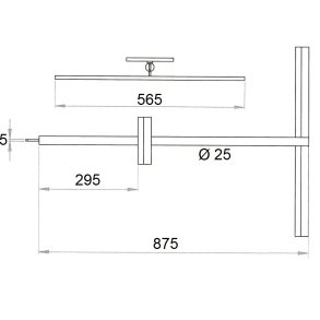 Skrab for vandrebund 75kW tp.2, �25 aksel