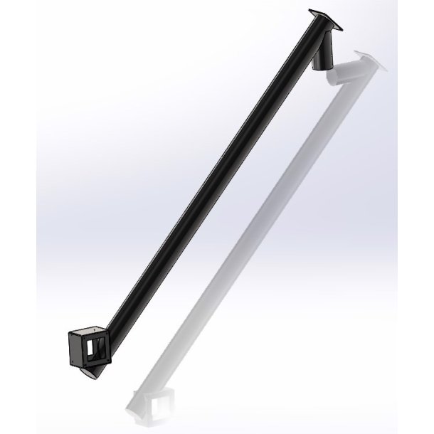 Skr� XL askesnegl, yderr�r, �108 x 2300mm