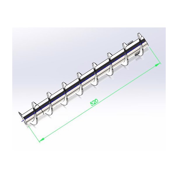 Snegl for 200 l./275 l./175-275-375 auto, �76 x 520mm