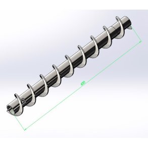 Snegl for 400 l. silo (175-275-375), �76 * 600