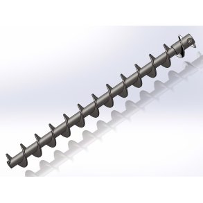 Snegl for 50-125 KW Auto/ indsatsr�r, �76 x 828mm