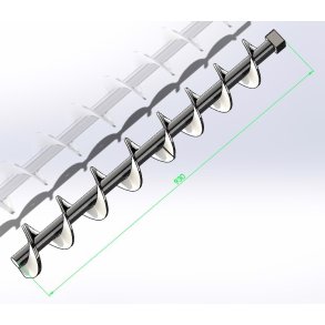 Snegl for Tuxedo F-Auto, �125 x 930mm