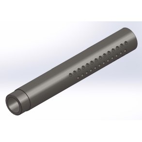 Luftdyse h�jre 95 + 360 midt, �61 x 405mm