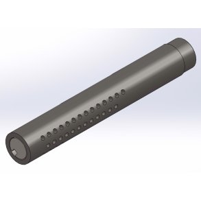 Luftdyse venstre 95 + 360 midt, �61 x 405mm