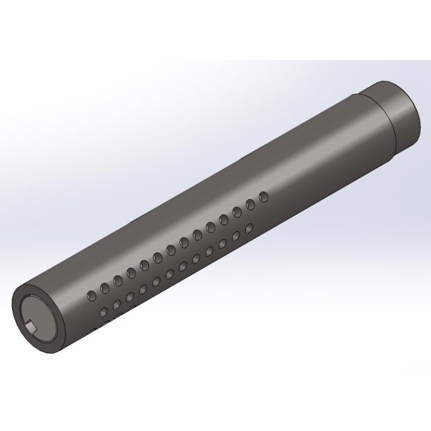 Luftdyse venstre 95 + 360 midt, �61 x 405mm