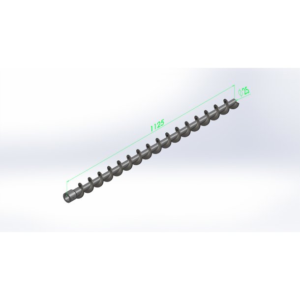 Tux 50->125 Askesnegl, �65 x 1125mm